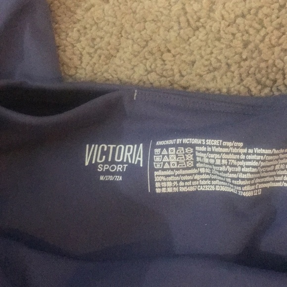 Victoria Sport Knockout Purple Capris - Picture 3 of 6